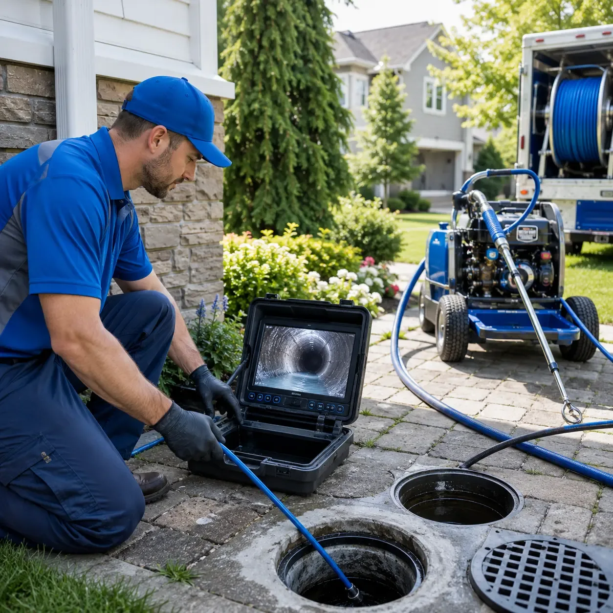 Outdoor drain cleaning professionals serving Rocky River, OH